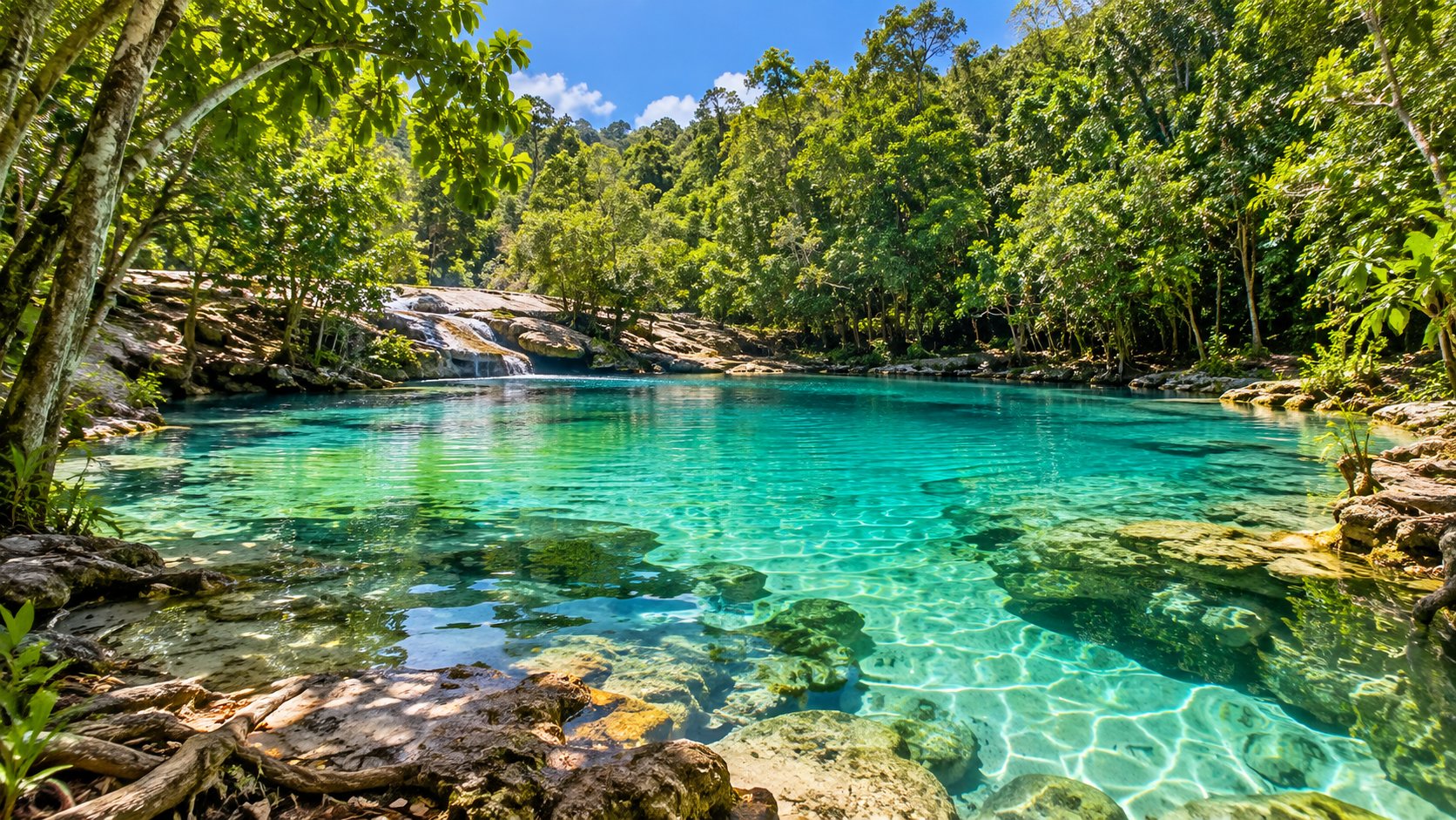 Emerald Pool (Sa Morakot), Krabi, Thailand: Where the Rainforest Turns Into a Pool of Green Light